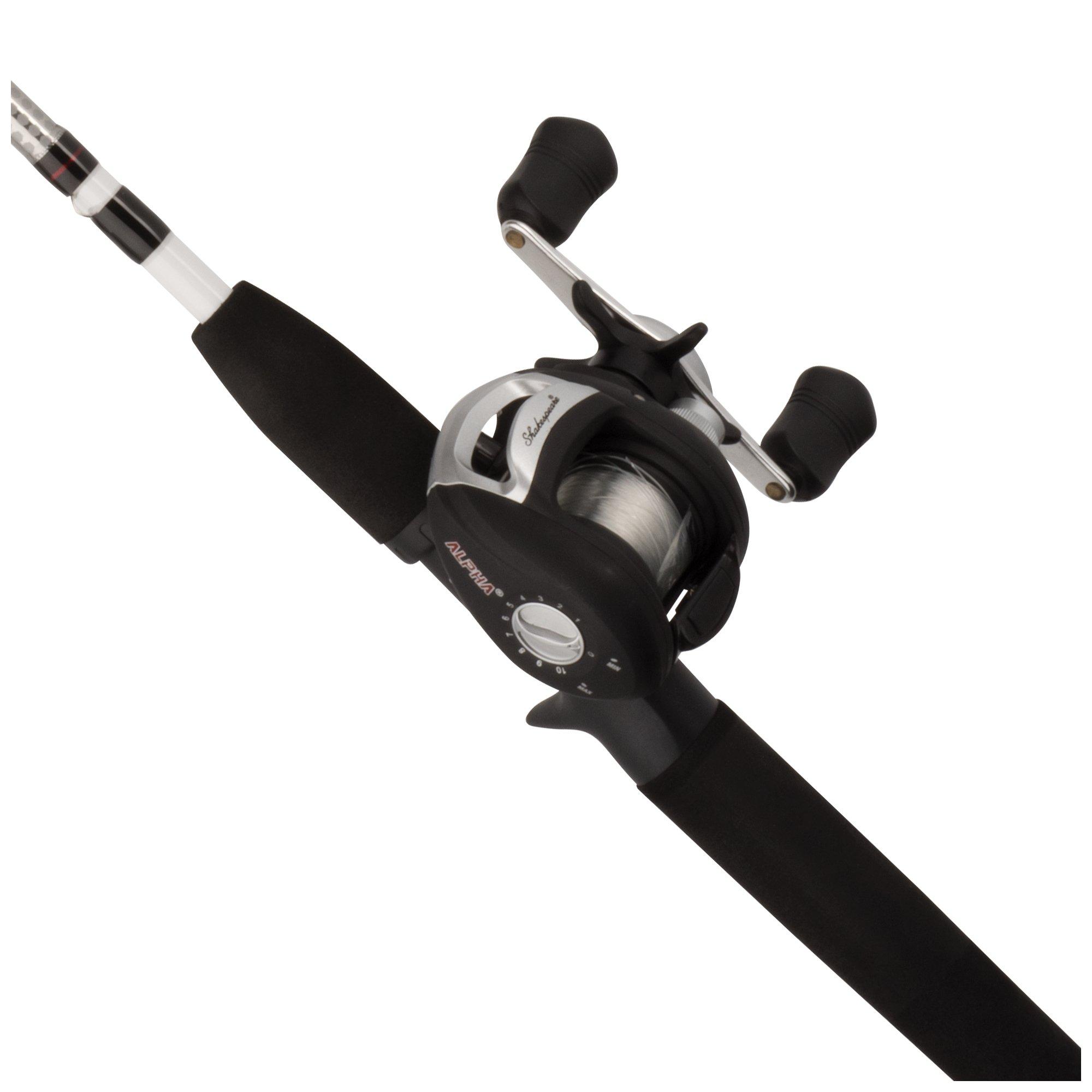 Shakespeare Alpha Medium 6' Low Profile Fishing Rod and Bait cast Reel